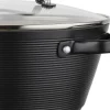 Garnek aluminiowy 20 cm 2,2 l Florina Carina, czarny