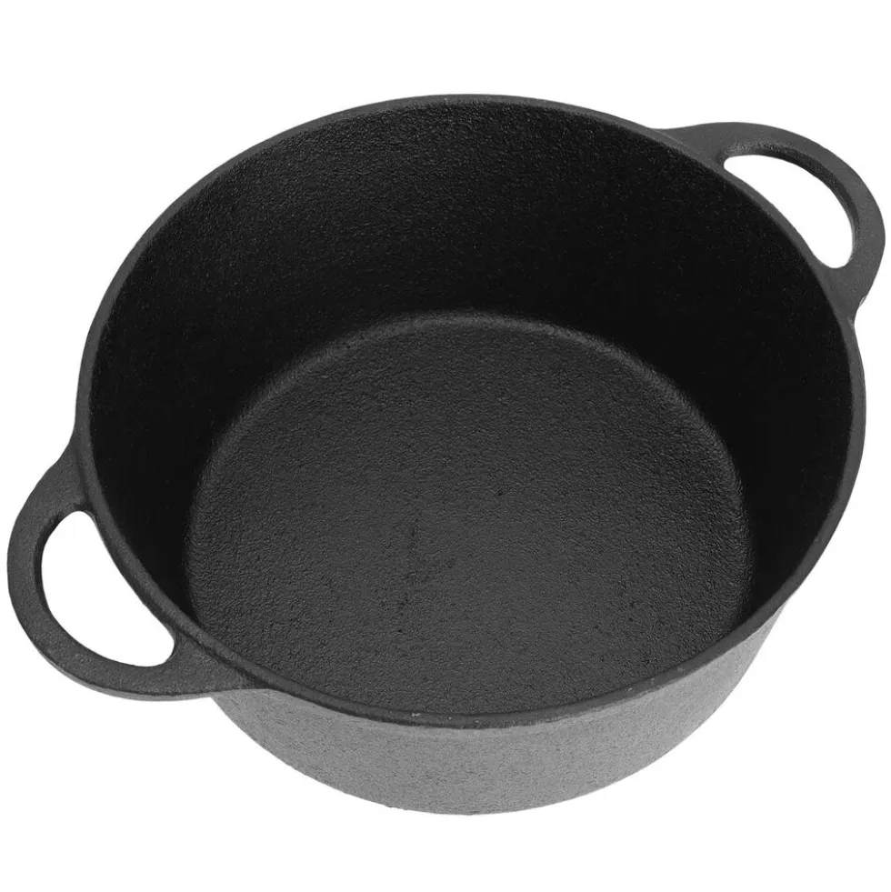Garnek żeliwny Kinghoff, 2,4 l, czarny