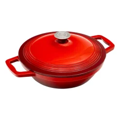 Garnek żeliwny MG Home Infinito, 2,4 l, czerwony