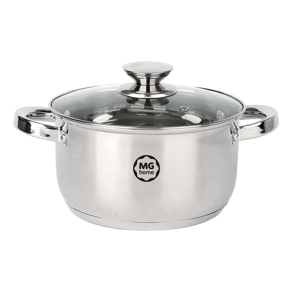 Garnek stalowy 22 cm 4,1 l MG Home Verso Daily, stal nierdzewna