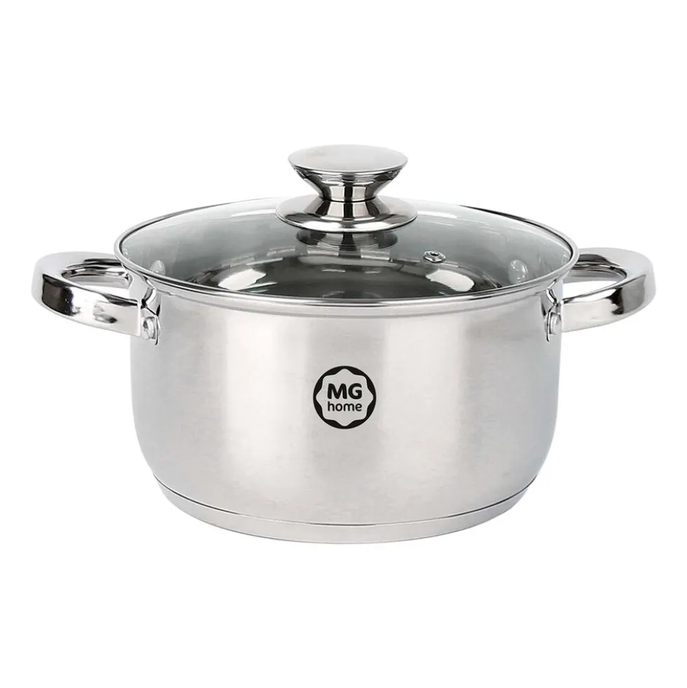 Garnek stalowy 18 cm 2,2 l MG Home Verso Daily, stal nierdzewna
