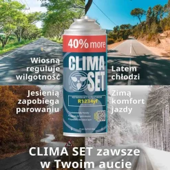 Gaz do klimatyzacji ClimaSet R1234yf 2 x 470 g