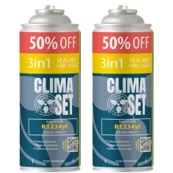 Gaz do klimatyzacji 3w1 ClimaSet R1234yf 2 x 470 g