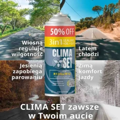 Gaz do klimatyzacji 3w1 ClimaSet R134a 2 x 626 g