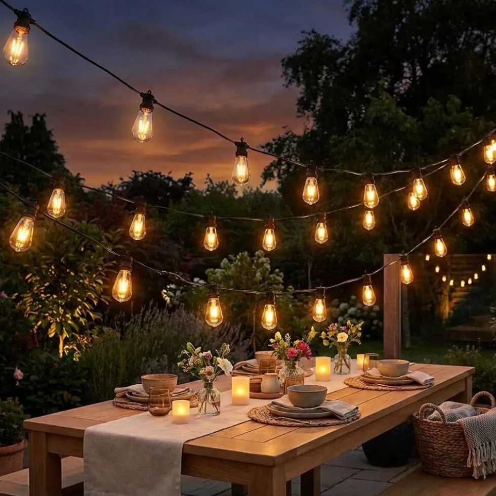 Girlanda ogrodowa Meven, 20 żarówek LED, 20 m