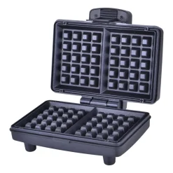 Gofrownica Prime3 SWM51, 1000 W, 2 gofry, czarna