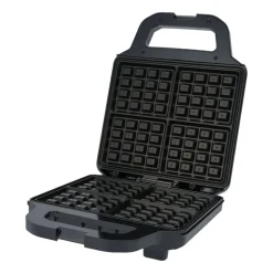 Gofrownica XXL Hoffen, 1400 W, na 4 gofry, czarna