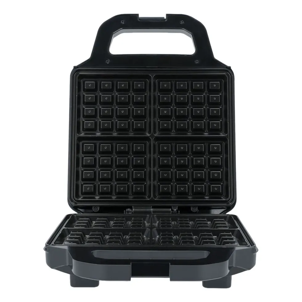 Gofrownica XXL Hoffen, 1400 W, na 4 gofry, czarna