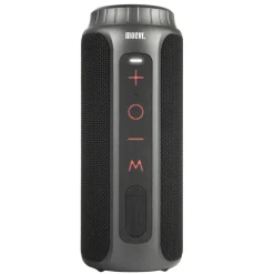 Głośnik Bluetooth Moevi, 20 W, wodoodporny, czarno-srebrny