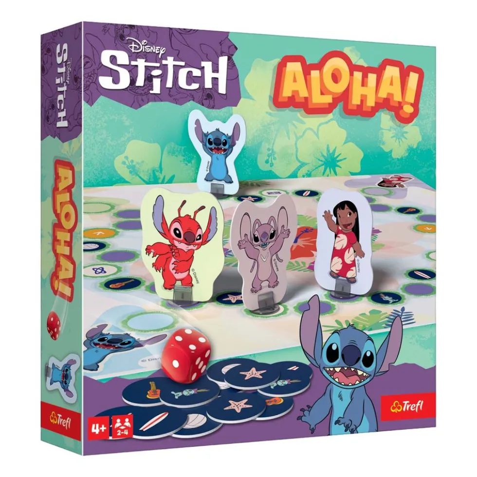 Gra planszowa Trefl Lilo i Stitch, Aloha!, 4+