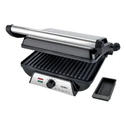 Grill elektryczny kontaktowy Hoffen, 2000 W, czarny