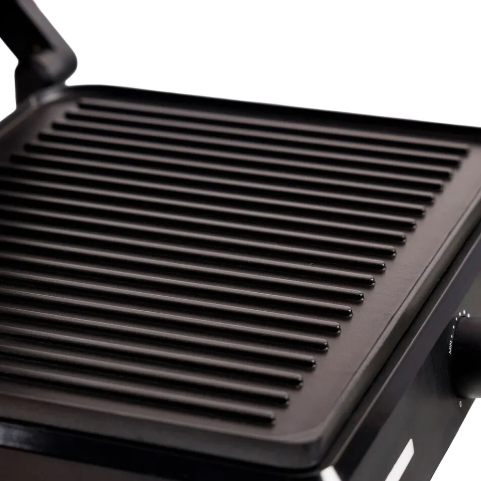 Grill elektryczny 2 w 1 Taurus Bistro Essential, 2600 W, grill kontaktowy i płyta grillowa
