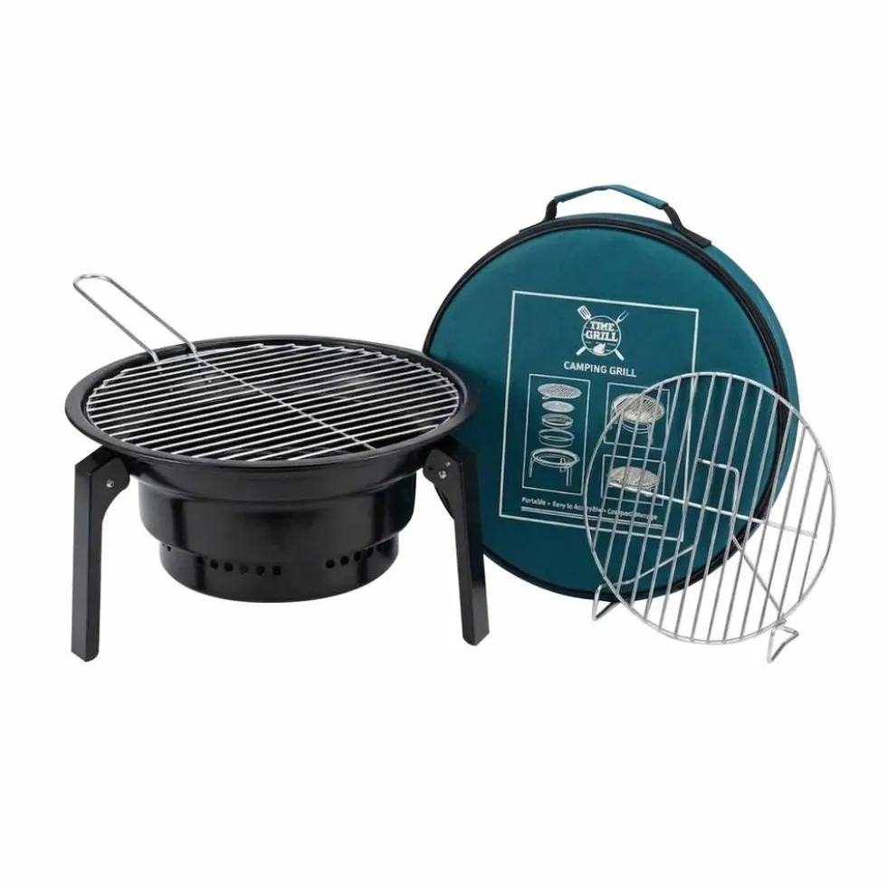 Grill turystyczny Time For Grill, średnica 34,5 cm