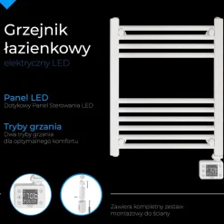 Grzejnik łazienkowy Adler AD 7823, 400 W, LED