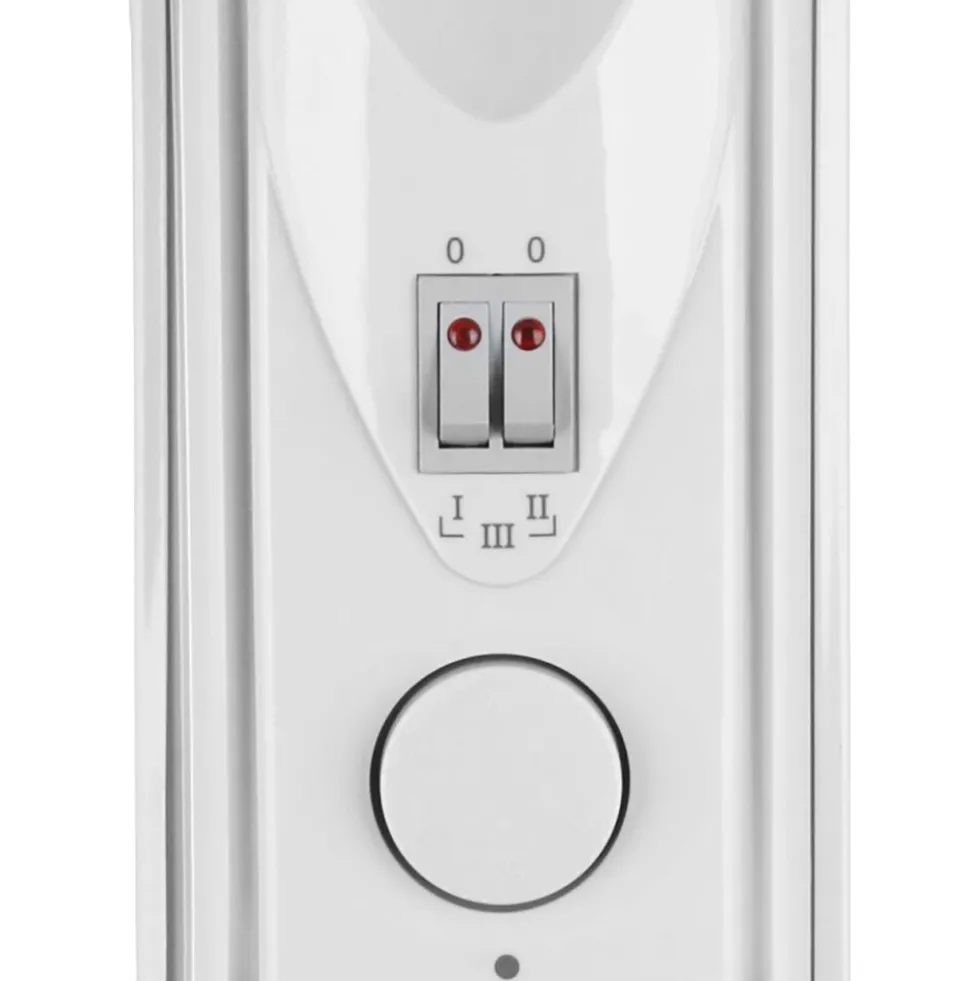 Grzejnik olejowy Emerio HO-124421, 1500 W, biały