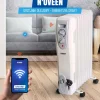 Grzejnik olejowy Noveen OH999, 2000 W, inteligentne gniazdko WiFi Tuya
