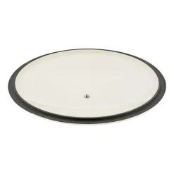 Gęsiarka żeliwna emaliowana Konighoffer 5 l, 25 x 12,3 cm, okrągła, kremowa