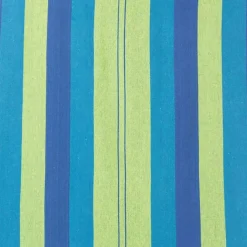 Hamak ogrodowy Extralink 200 x 80 cm, jednoosobowy, z pokrowcem, niebiesko-zielony
