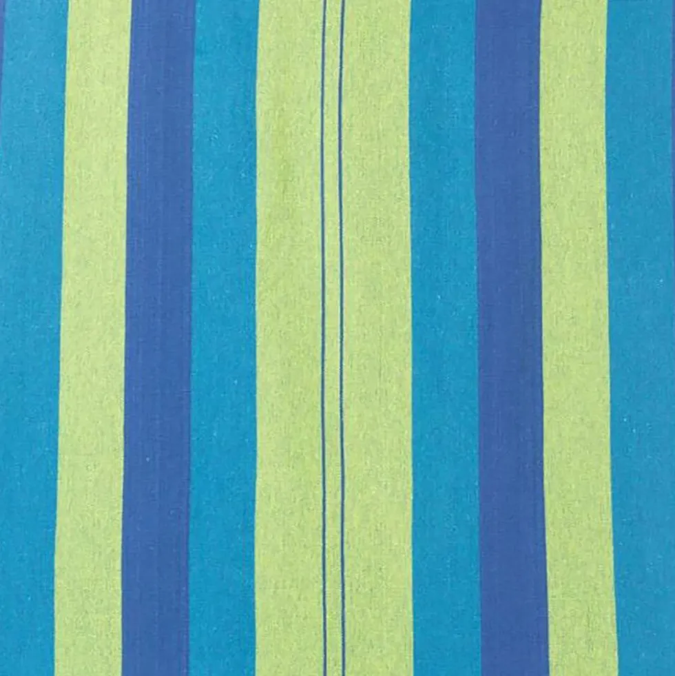 Hamak ogrodowy Extralink 200 x 80 cm, jednoosobowy, z pokrowcem, niebiesko-zielony