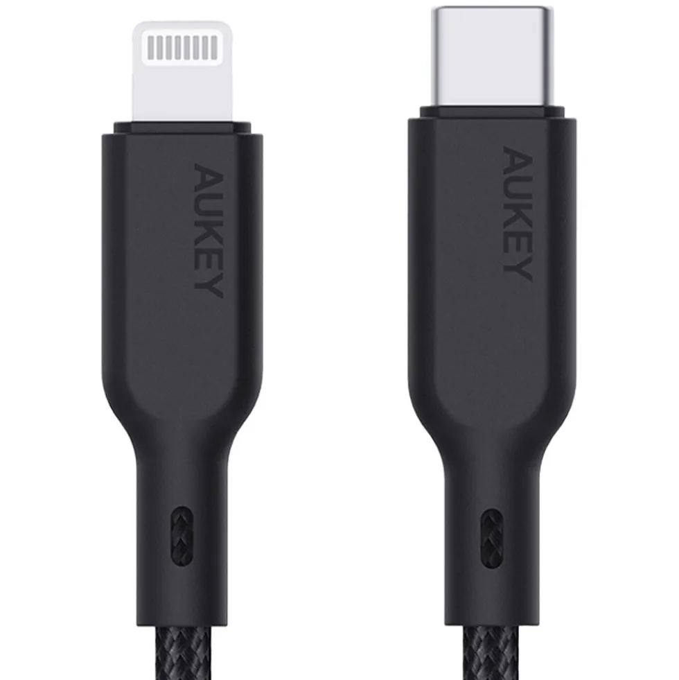 Kabel USB-C-Lightning Aukey CB-CL5, 1,2 m
