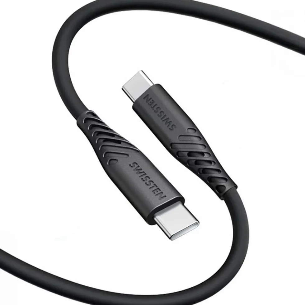 Kabel USB-C - USB-C Swissten, 60 W, 1,5 m