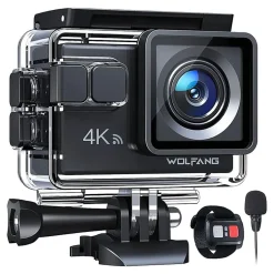 Kamera sportowa Wolfang GA100, 4K, Wi-Fi