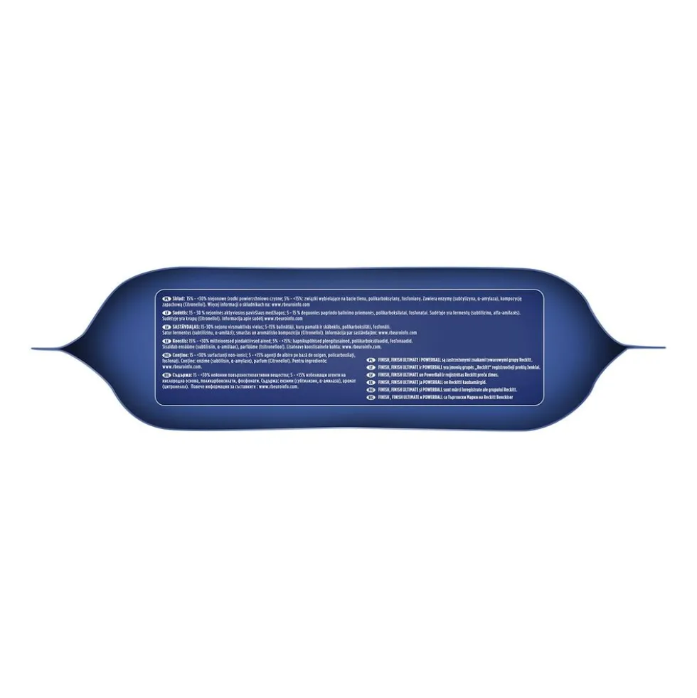 Kapsułki do zmywarki Finish Ultimate Lemon, 100 sztuk