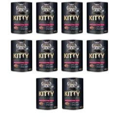 Karma dla kota Kitty Excellence, z wołowiną, 10 x 415 g