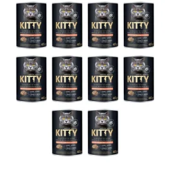 Karma dla kota Kitty Excellence, z indykiem, 10 x 415 g