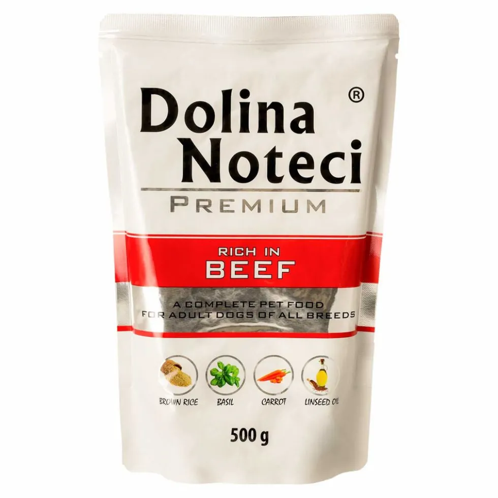 Karma dla psa Dolina Noteci, z wołowiną, mokra, 10 x 500 g