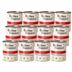 Karma dla psa Dolina Noteci, z wołowiną, mokra, 12 x 800 g
