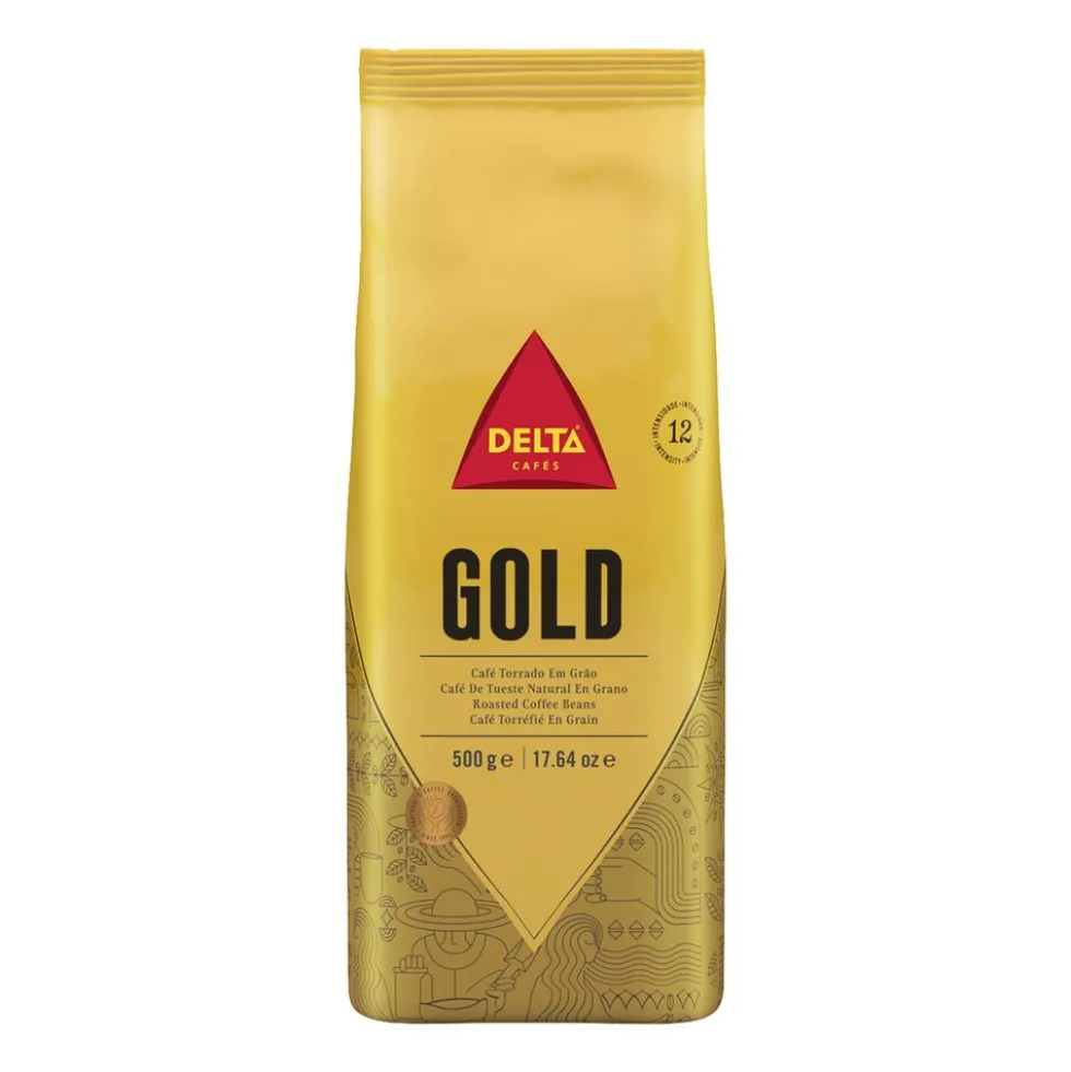 Kawa ziarnista Delta Gold, 500 g, intensywność 12