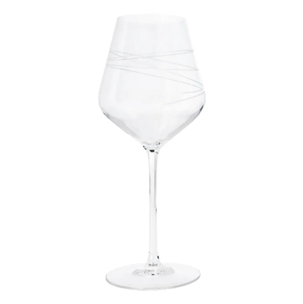 Kieliszki do wina białego Zwieger Spiral, 6 sztuk, 380 ml, transparentne