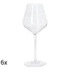 Kieliszki do wina czerwonego Zwieger Spiral, 6 sztuk, 380 ml, transparentne