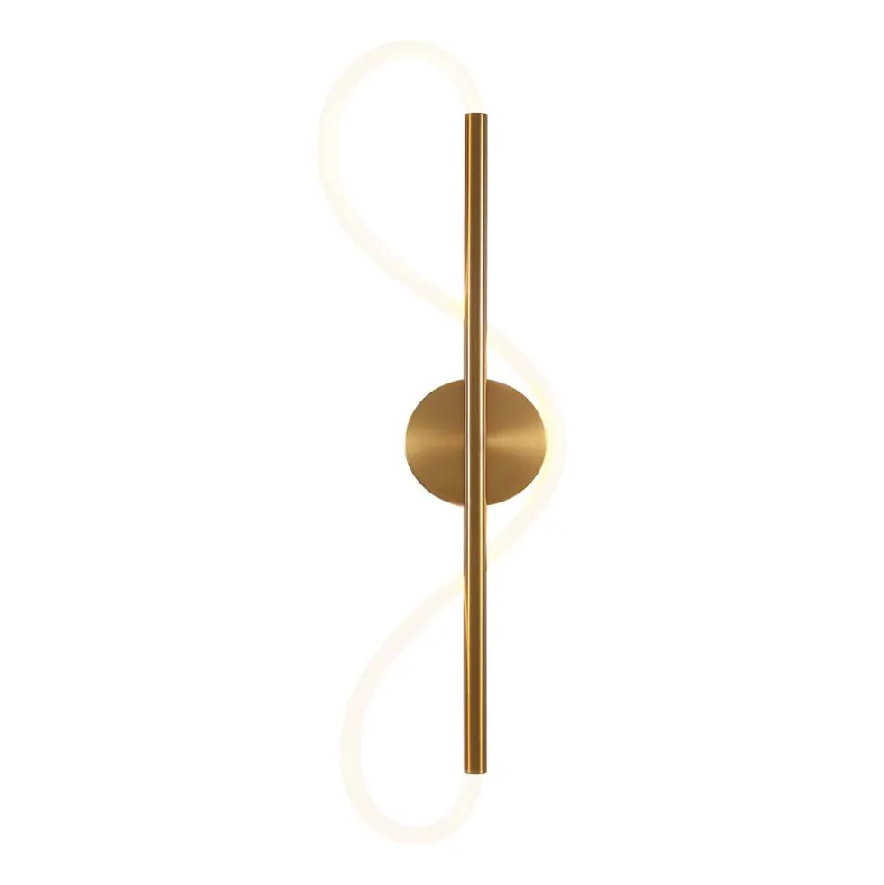 Kinkiet LED Sanico Goldlux Emma, 19 W, 2230lm, 4000K, złoty