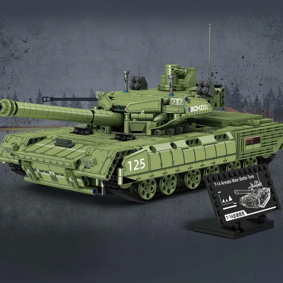 Klocki Baka BK6615 Czołg T-14, 1510 elementów