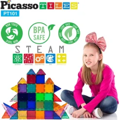 Klocki magnetyczne Picasso, 101 elementów