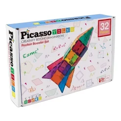 Klocki magnetyczne Picasso Rakieta, 32 elementy