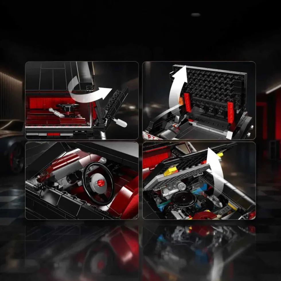 Klocki Mould King 10199 GTO Classic Muscle Car, 1563 elementów