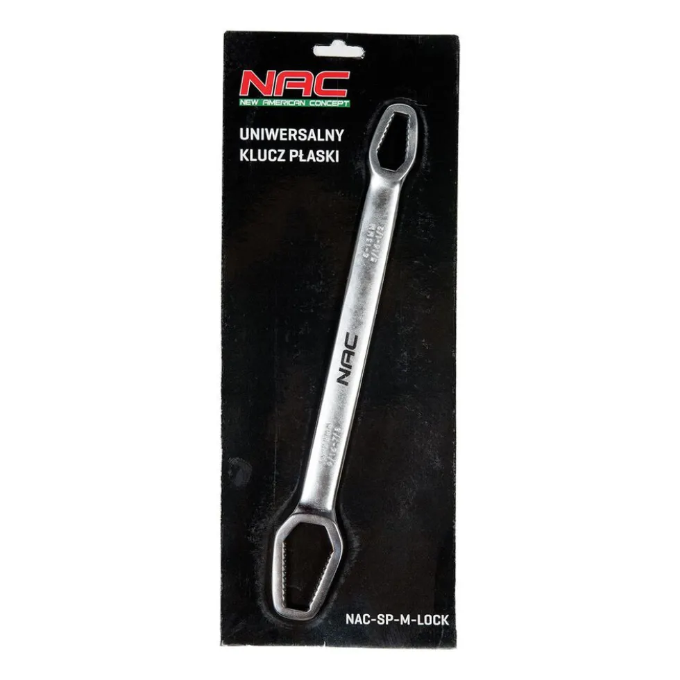 Klucz płaski NAC-SP-M-LOCK, wielofunkcyjny, stal
