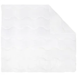 Kołdra 220 x 200 cm Sandby, biała mikrofibra