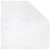 Kołdra 200 x 200 cm Sandby, biała mikrofibra