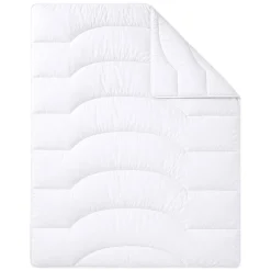 Kołdra 220 x 200 cm Wendre Cotton Percale, biała