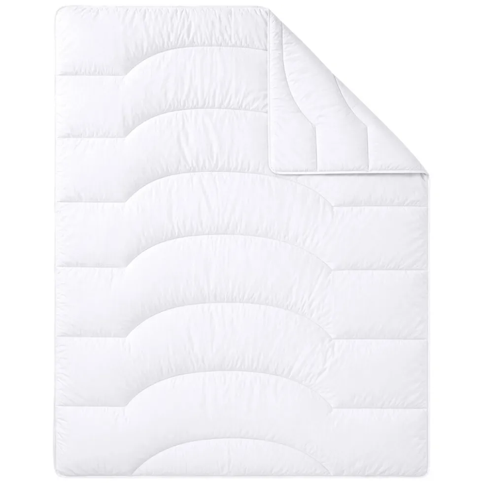 Kołdra 220 x 200 cm Wendre Cotton Percale, biała