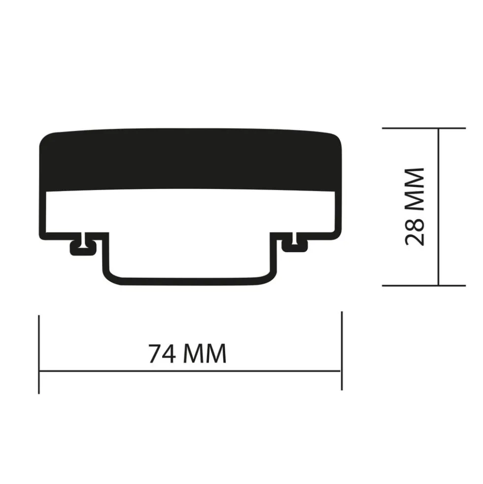 Komplet 6 żarówek Sanico Goldlux, GX53, 8 W, 4000K, barwa neutralna