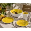 Komplet 4 salaterek Florina Arancini, 400 ml, żółte