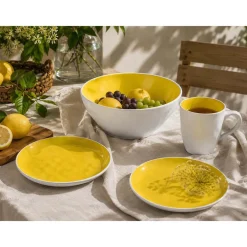 Komplet 4 salaterek Florina Arancini, 400 ml, żółte