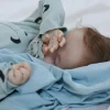 Komplet 2 smoczków dynamicznych Botanic Boy, 3-6m