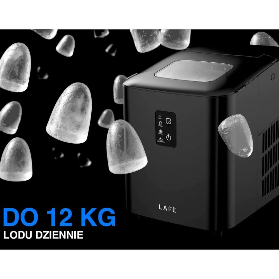 Kostkarka do lodu Lafe Ice Cube Maker, 120 W, 1 l, czarna