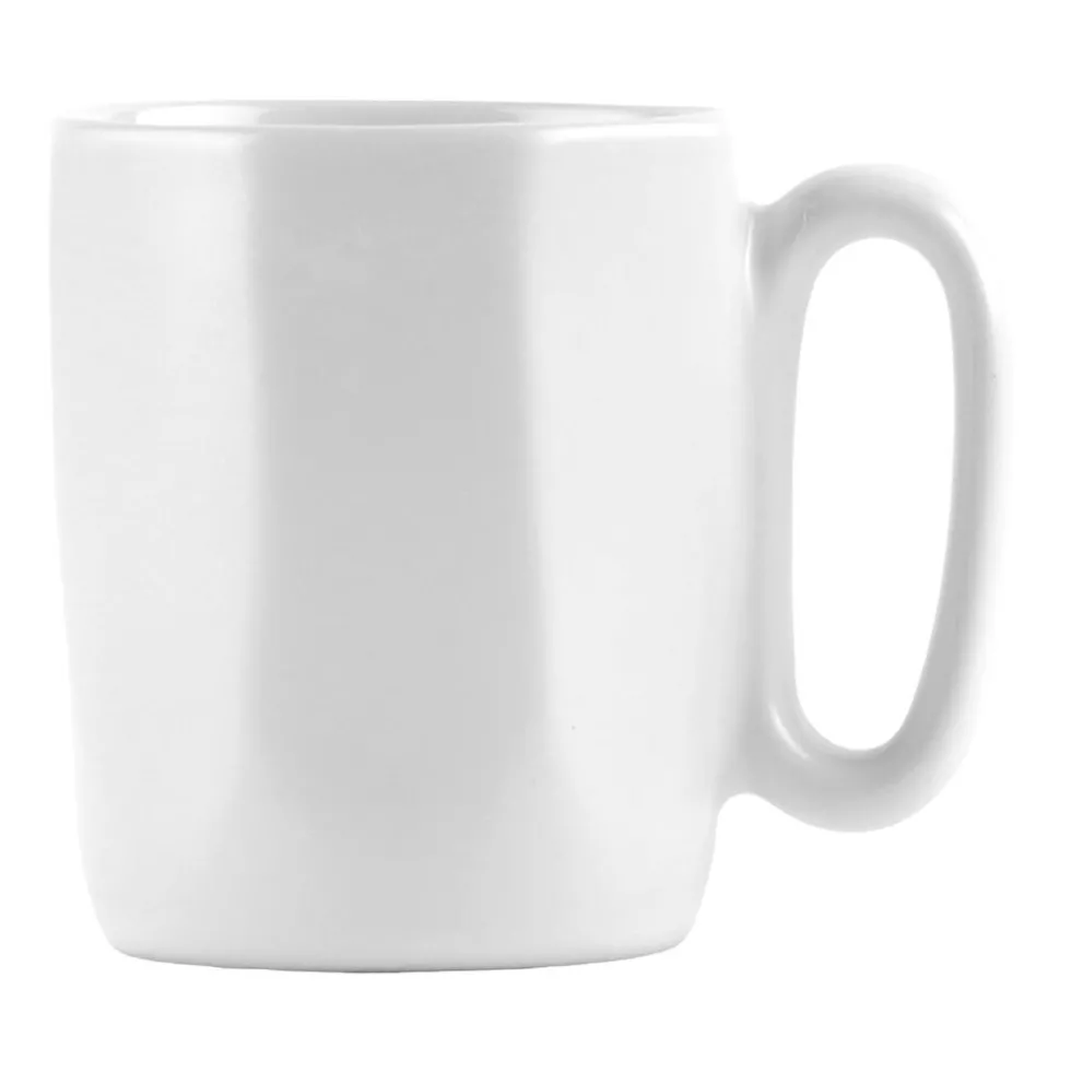 Kubki ceramiczne do espresso Vialli Design Fuori, 80 ml, 2 sztuki, białe
